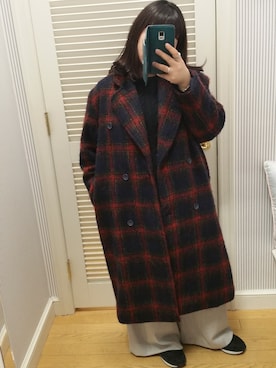 「UNTITLED（アンタイトル）のアイテム（パンツ）」を使った、yoneさん（レディース・157cm）の冬コーディネート