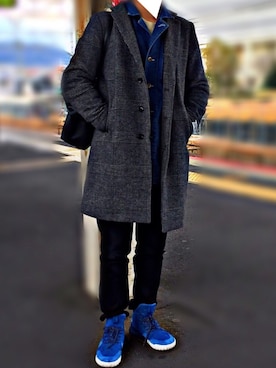 「HVC（エイチブイシー）のアイテム（ジャケット/アウター）」を使った、Bene《相互フォロー》さん（メンズ・177cm）の冬コーディネート