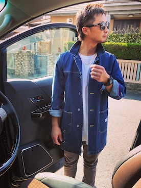 「BEDWIN（ベドウィン）のアイテム」を使った、H.Mさん（メンズ・177cm）の秋コーディネート