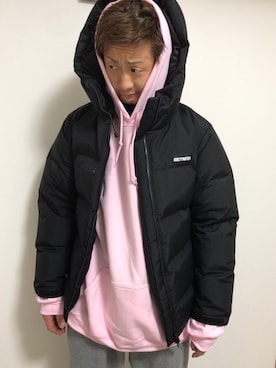「ワコマリア」｜「アイテム（ダウンジャケット/コート）」を使った、H.Mさん（メンズ・177cm）の冬コーディネート