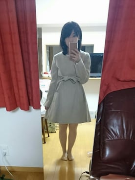 「Banner Barrett（バナーバレット）のアイテム（その他アウター）」を使った、sa--さん（レディース・149cm）の冬コーディネート