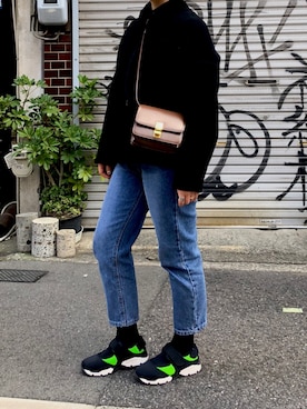 「MARNI（マルニ）のアイテム（シューズ）」を使った、Merryさん（レディース・160cm）の冬コーディネート