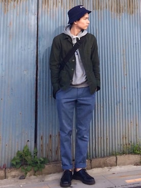 「アイテム（その他シューズ）」を使った、shoさん（メンズ・173cm・20代）の春コーディネート