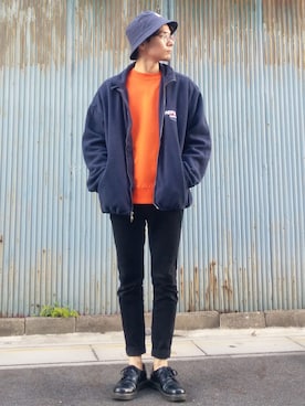 「アイテム（その他シューズ）」を使った、shoさん（メンズ・173cm・20代）の冬コーディネート