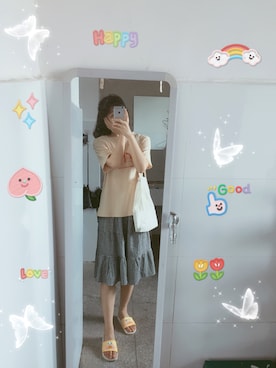 左左左文君哦さんのコーディネート