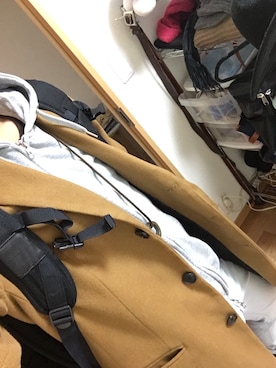 「Right-on（ライトオン）のアイテム（ダウンジャケット/コート）」を使った、気まぐれしょうだい。さん（メンズ・170cm）の冬コーディネート