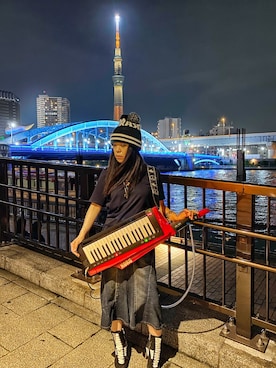 WODDYFUNKさん（レディース・155cm）の夏コーディネート