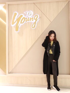「SNIDEL（スナイデル）のアイテム（ピーコート）」を使った、没有小姐姐的名字さん（レディース・151cm）の夏コーディネート