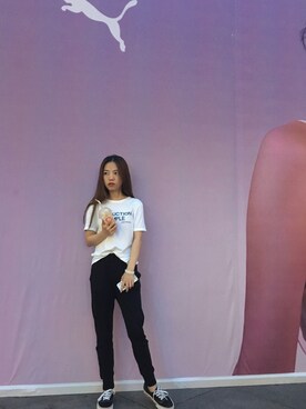 「iT（イット）のアイテム（パンツ）」を使った、没有小姐姐的名字さん（レディース・151cm）の夏コーディネート