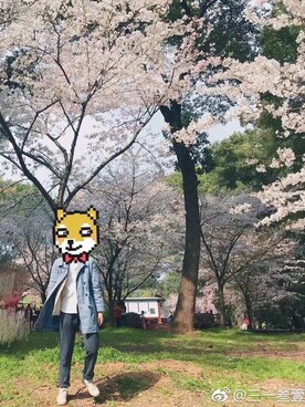 「no brand（ノーブランド）のアイテム（トレンチコート）」を使った、Coalsackさん（メンズ・162cm）の春コーディネート
