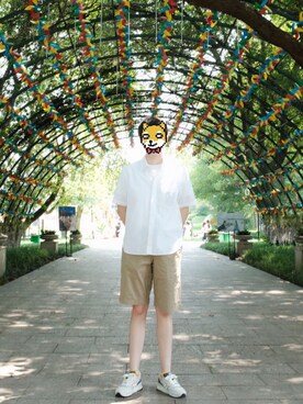 「无印良品」｜Coalsackさん（メンズ・162cm）の夏コーディネート