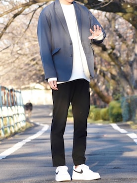 「BLESS（ブレス）のアイテム（リング）」を使った、ふみちょすさん（メンズ・176cm）の春コーディネート