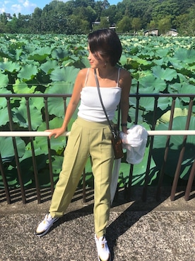 「シンフルコーデ」｜「アイテム（腕時計）」を使った、りおさん（レディース・160cm）の秋コーディネート