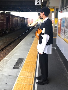 「ROSE BUD（ローズバッド）のアイテム」を使った、かとーだいきさん（メンズ・172cm）の秋コーディネート