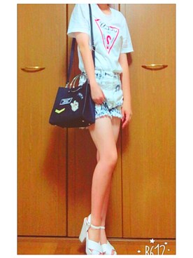 「ボーイッシュ」｜ちょんぴさん（レディース・155cm・10代）の夏コーディネート