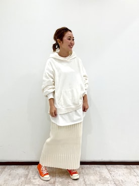 「チャックテイラー」｜もっちさん（レディース・158cm）の秋コーディネート