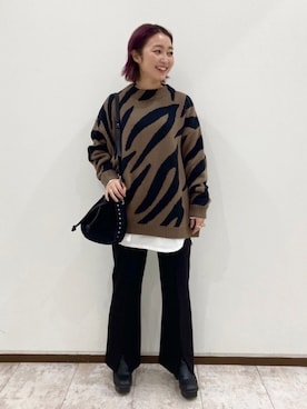 もっちさん（レディース・158cm）の秋コーディネート