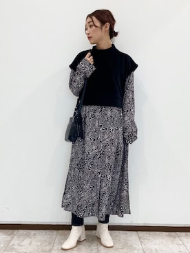 もっちさん（レディース・158cm）の冬コーディネート