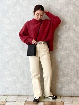 「初詣」｜もっちさん（レディース・158cm）の冬コーディネート