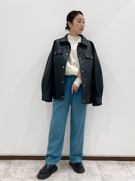 「初詣」｜もっちさん（レディース・158cm）の冬コーディネート