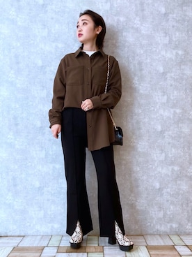 「初詣」｜もっちさん（レディース・158cm）の冬コーディネート