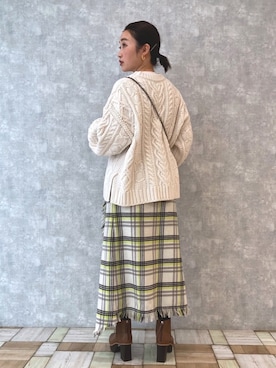 「初詣」｜もっちさん（レディース・158cm）の冬コーディネート