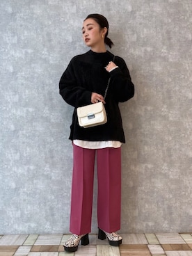 もっちさん（レディース・158cm）の冬コーディネート