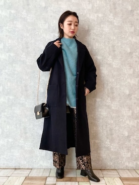 「初詣」｜もっちさん（レディース・158cm）の冬コーディネート