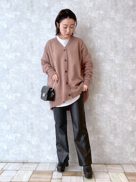 「初詣」｜もっちさん（レディース・158cm）の冬コーディネート