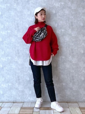 もっちさん（レディース・158cm）の冬コーディネート