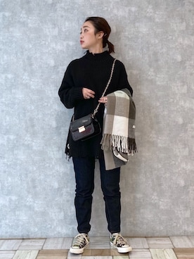 もっちさん（レディース・158cm）の冬コーディネート