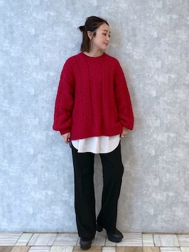 もっちさん（レディース・158cm）の冬コーディネート