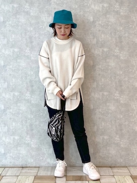 もっちさん（レディース・158cm）の冬コーディネート