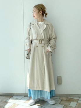 「パステル映える春」｜もっちさん（レディース・158cm）の春コーディネート