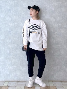 「MOMA（モマ）のアイテム」を使った、もっちさん（レディース・158cm）の春コーディネート