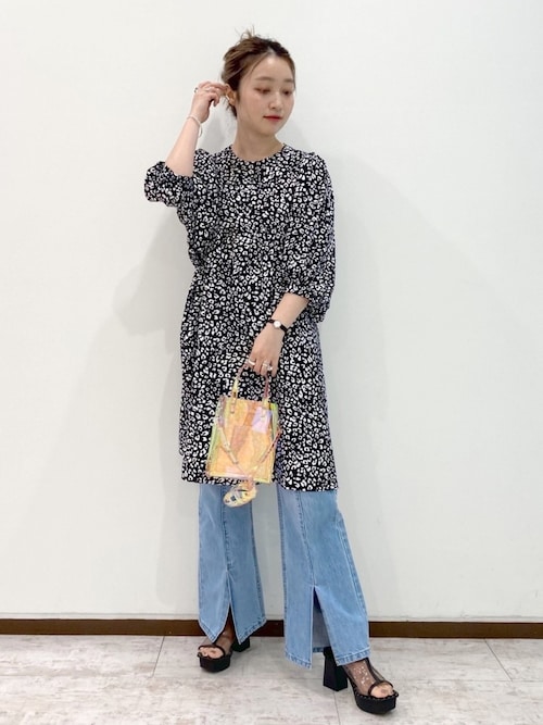 Pageboy 新宿ミロードもっちさんのワンピースを使ったコーディネート Zozotown