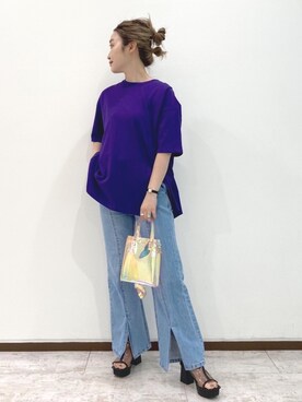 「これが私をアゲる服」｜もっちさん（レディース・158cm）の夏コーディネート