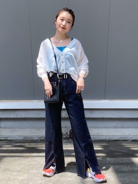 「これが私をアゲる服」｜もっちさん（レディース・158cm）の夏コーディネート