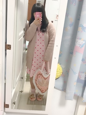 「6IXTY8IGHTのアイテム（その他アウター）」を使った、✟麋鹿✟♡🍓🎀 *.+゜さん（レディース・156cm）の春コーディネート
