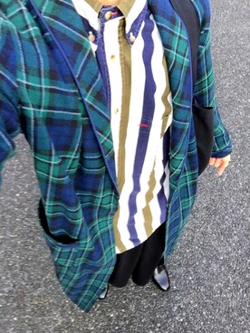 「HARUTA」｜「アイテム（その他アウター）」を使った、Aki:Ⓜ︎さん（メンズ・170cm）の秋コーディネート