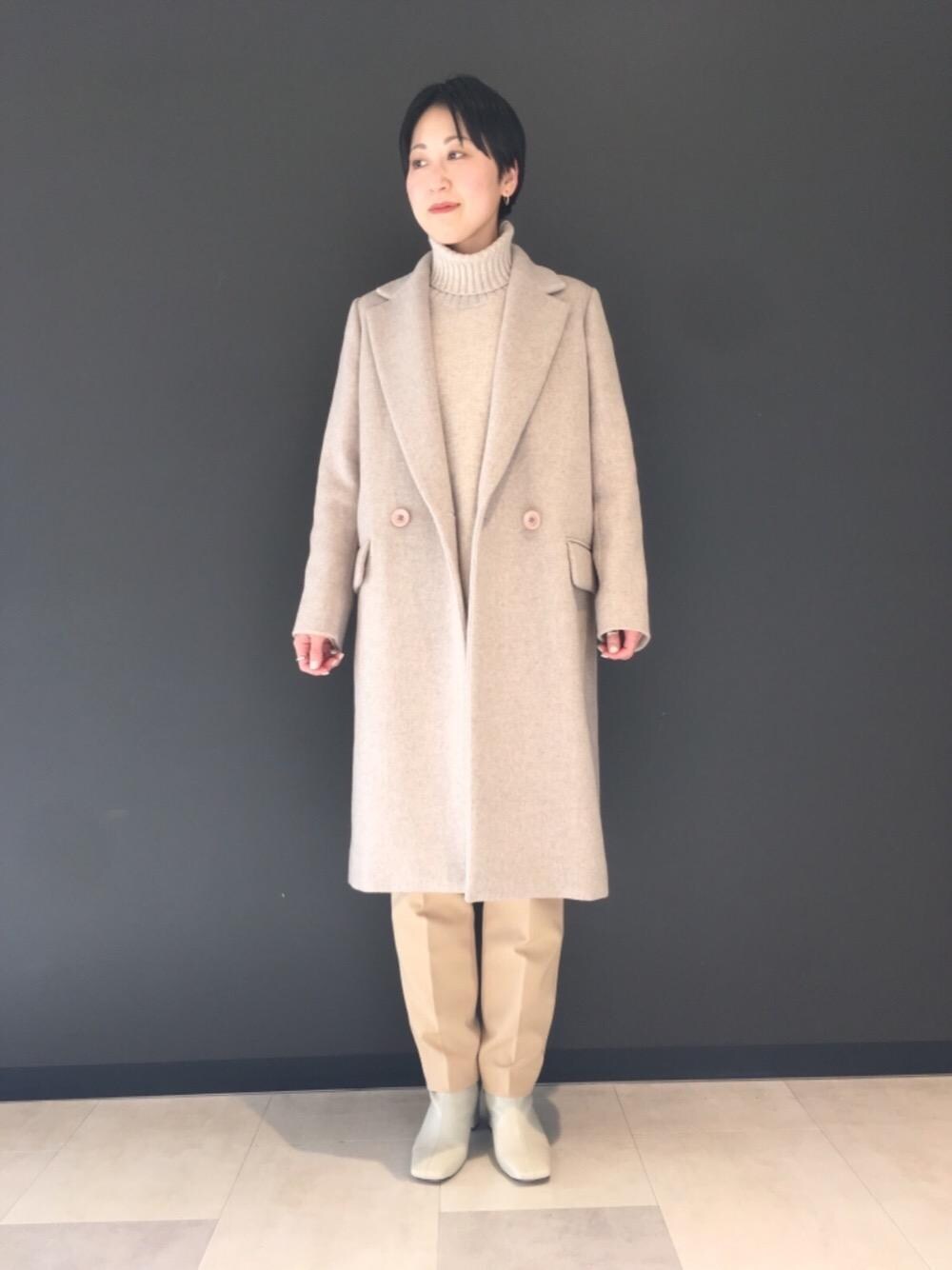 まかろに　ビューティーアンドユース　スタンドダブルテーラードコート BEAUTY&YOUTH UNITED ARROWS（ビューティーアンドユースユナイテッド
