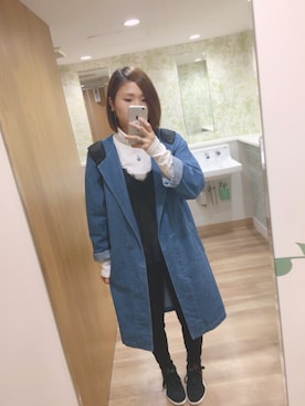「歩きやすさ重視」｜なっちゃんさん（レディース・159cm）の春コーディネート