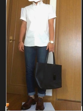 「abcd（ナシ）のアイテム（バッグ）」を使った、流風さん（メンズ・167cm）の夏コーディネート