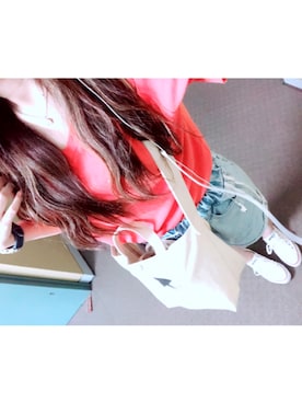 「Guess（ゲス）のアイテム（アナログ腕時計）」を使った、ぁむさん（レディース・162cm）の夏コーディネート