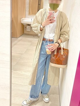 「アイテム（腕時計、ブラウン系）」を使った、ew_jpnさん（レディース・164cm）の秋コーディネート