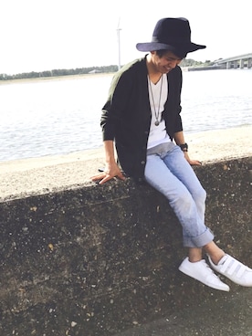 ゆっこさん（メンズ・163cm）の春コーディネート