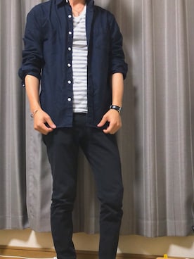 ゆっこさん(メンズ・163cm)の春コーディネート