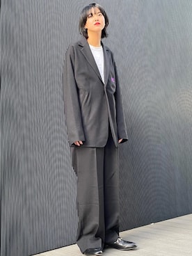 「BEAMS（ビームス）のアイテム（シューズ）」を使った、WAKAさん（レディース・170cm）の春コーディネート