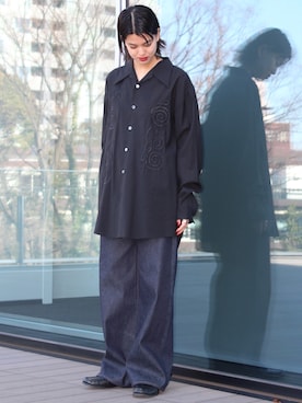 「BEAMS（ビームス）のアイテム」を使った、WAKAさん（レディース・170cm）の夏コーディネート