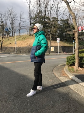 「Rab（ラブ）のアイテム」を使った、takaさん（メンズ・180cm）の冬コーディネート